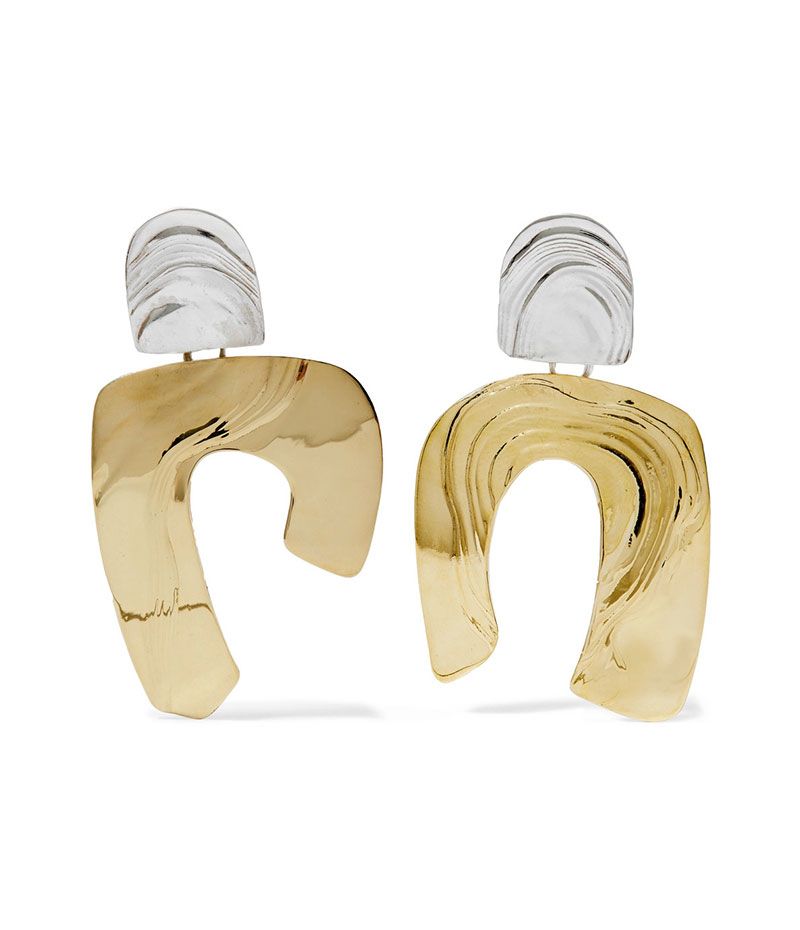 modern art earrings sculptural earring
