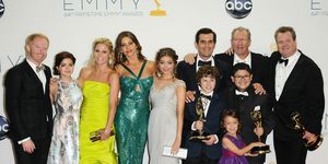64th Primetime Emmy Awards - Press Room modern family cast netflix