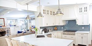 A tile backsplash can be a focal point of kitchen design