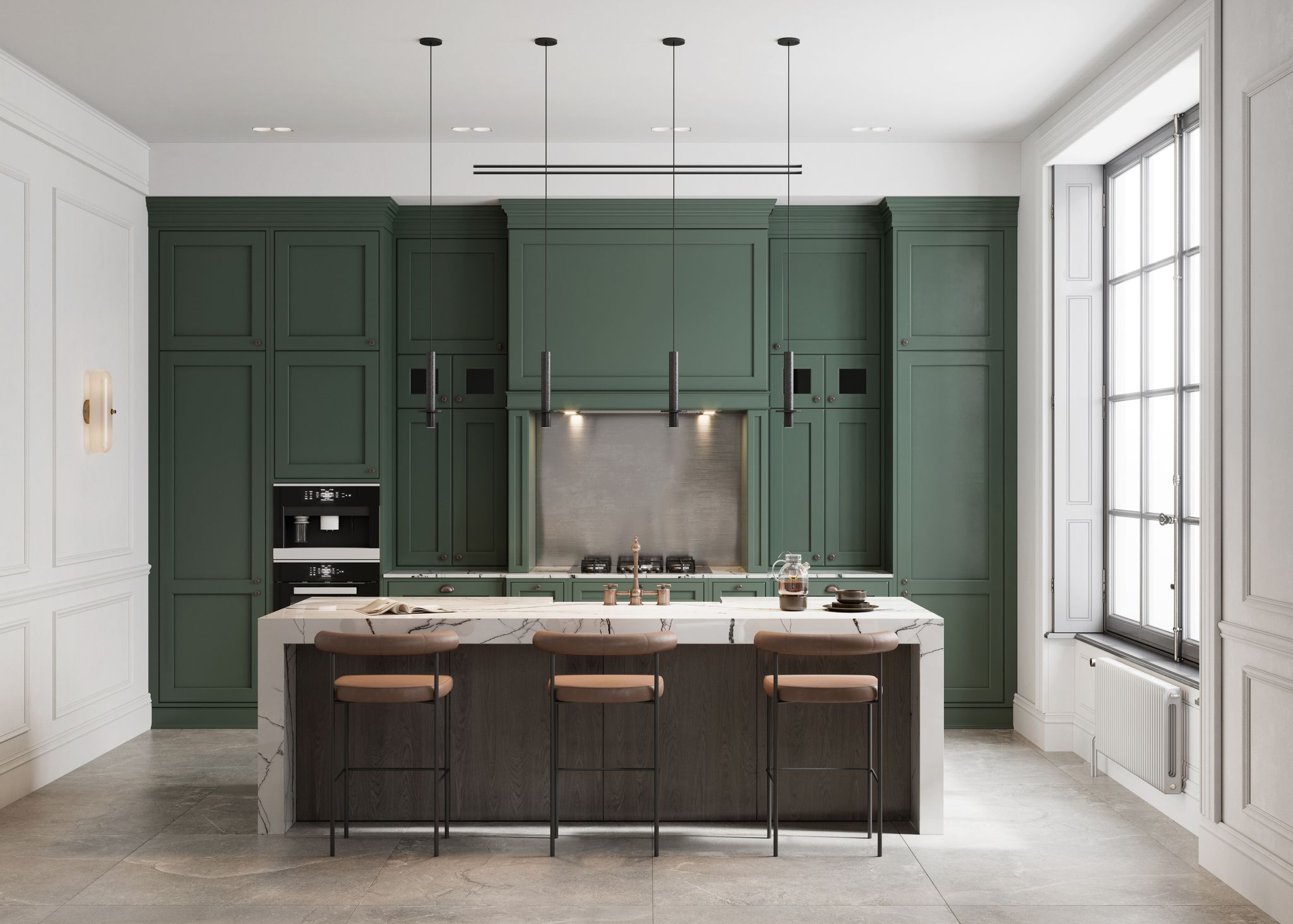 https://hips.hearstapps.com/hmg-prod/images/modern-kitchen-interior-with-green-wall-royalty-free-image-1673459791.jpg