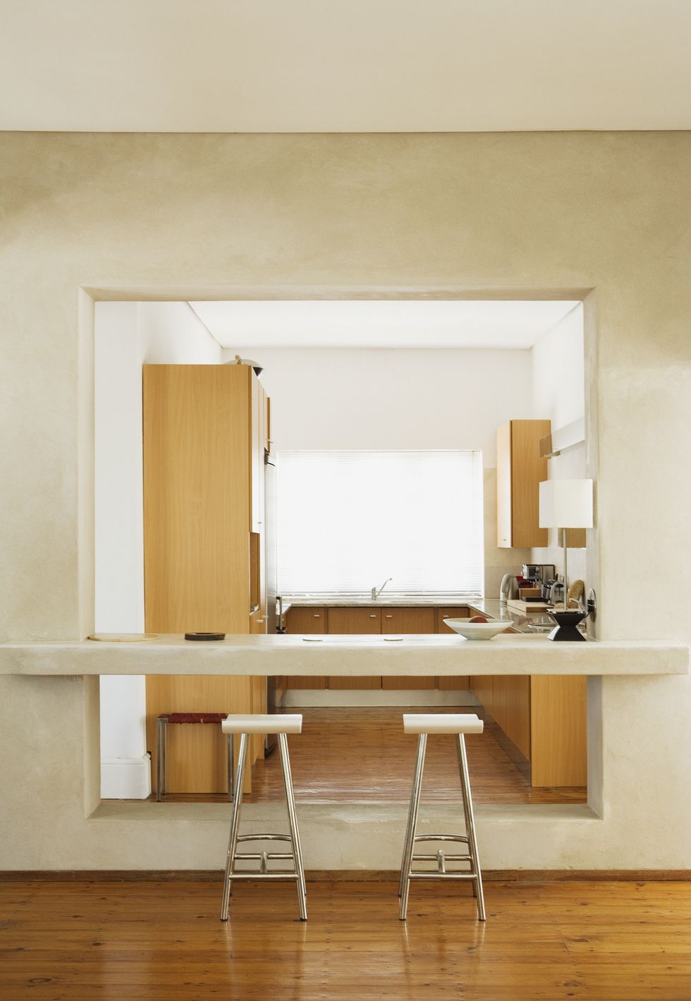 Cocina semiabierta con barra a salón - comedor - Modern - Kitchen - Other -  by Arquiox