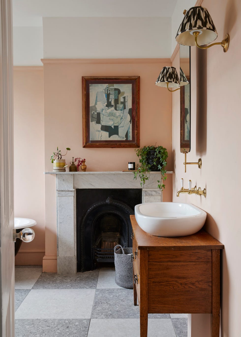 modern victorianstyle bathroom