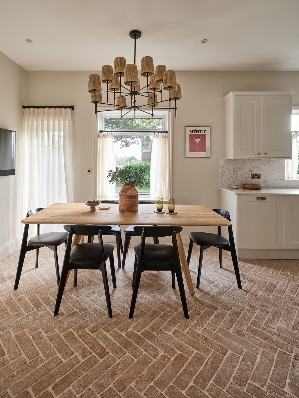 modern white kitchen ca pietra terracotta parquet floor