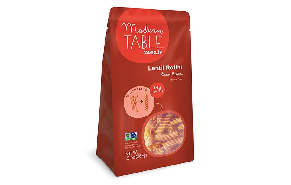 modern table pasta