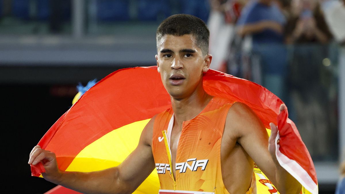 preview for Mohamed Attaoui se cuelga la plata en una final europea de 800m con tres españoles: 