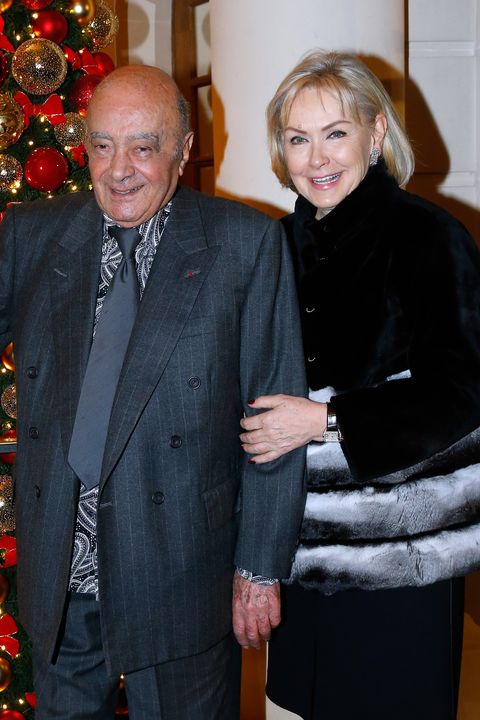 Mohamed and his wife Heini Wathen Fayed at the Ritz Hotel in Paris in 2016.