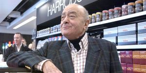 mohamd al fayed at store opening