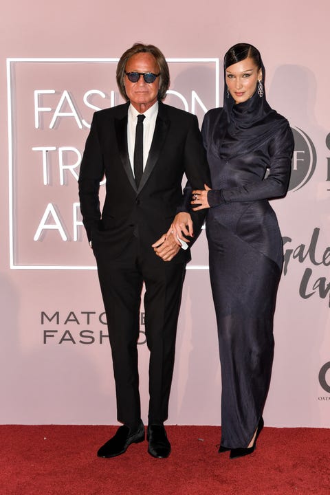 doha, qatar   october 26 mohamed hadid and bella hadid attend the fashion trust arabia prize 2022 awards ceremony at the national museum of qatar on october 26, 2022 in doha, qatar photo by david m benettdave benettgetty images for fashion trust arabia