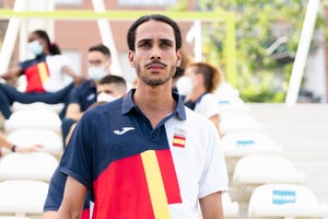 el atleta español mohamed katir antes de viajar a tokio 2020