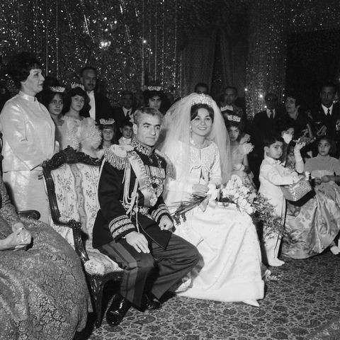 the shah of iran and his new wife