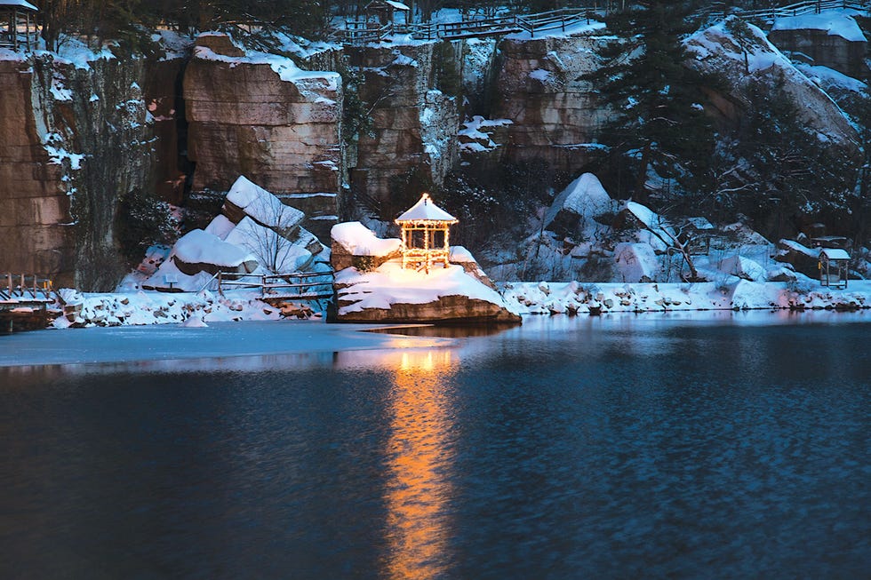 Water, Natural landscape, Reflection, Winter, Ice, Glacial landform, Formation, Rock, Fjord, Freezing, 