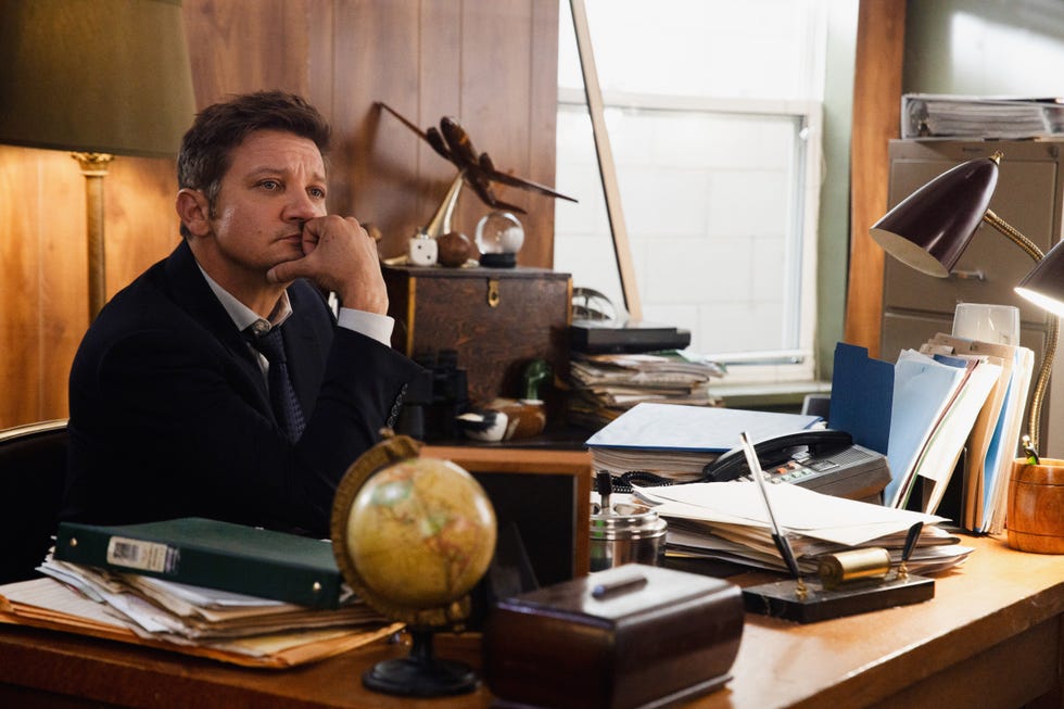 pictured jeremy renner as mike of the paramount series mayor of kingstown photo cr emerson millerparamount  ©2021 cbs interactive inc all rights reserved