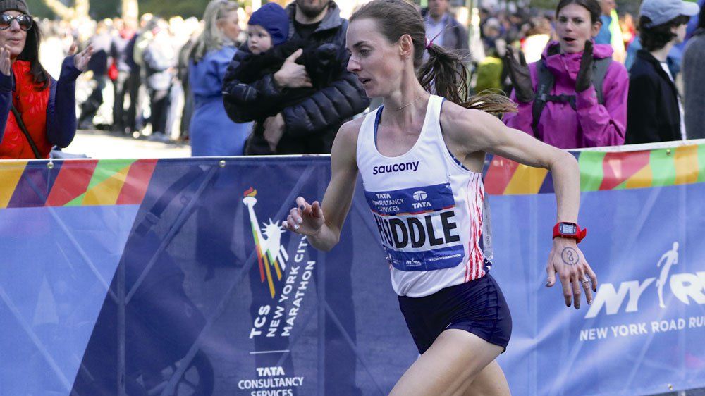 Molly Huddle Finishes Third in Marathon Debut Runner's World