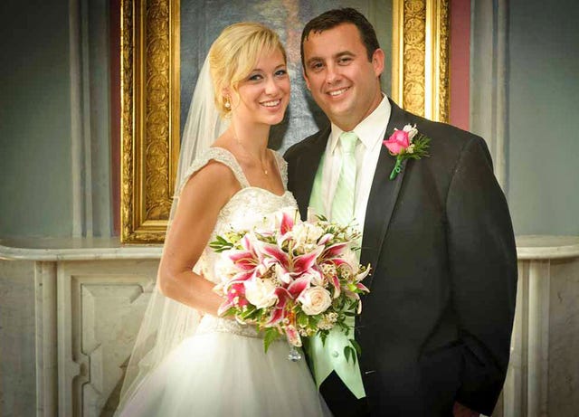 molly martens and jason corbett on their wedding day