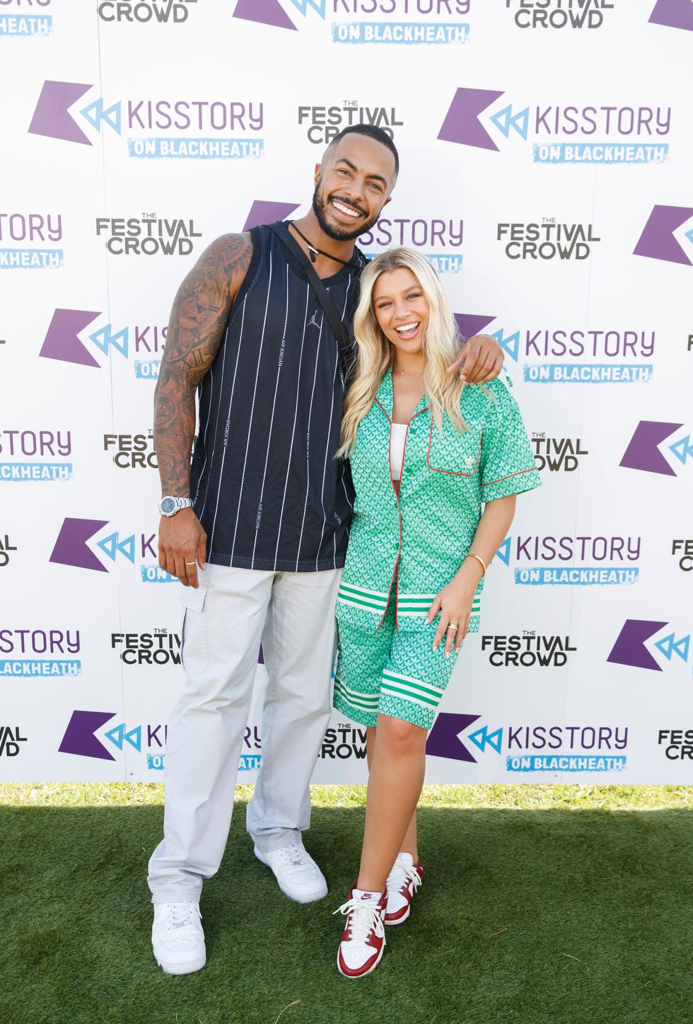 london, england july 29 tyler west and molly rainford attend kisstory at blackheath common on july 29, 2023 in london, england photo by john phillipsgetty images for bauer media