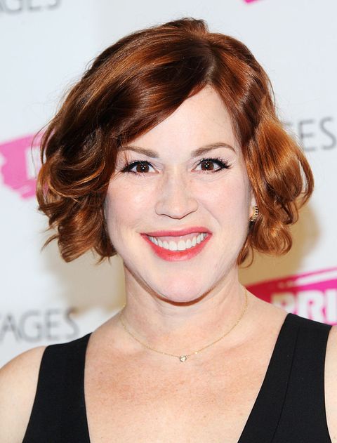 molly ringwald red hair with highlights