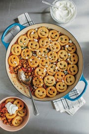 molly yeh chickpea tot hotdish recipe
