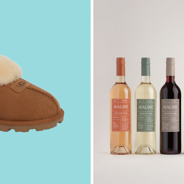 an ugg slipper and bottles of wine