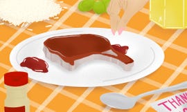 illustration of pork chops