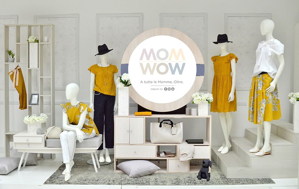 Yellow, Display case, Room, Display window, Interior design, Furniture, Fashion, Table, Mannequin, Toy, 