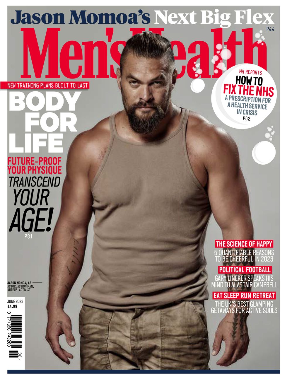 Jason Momoa talks health, fitness and building muscle