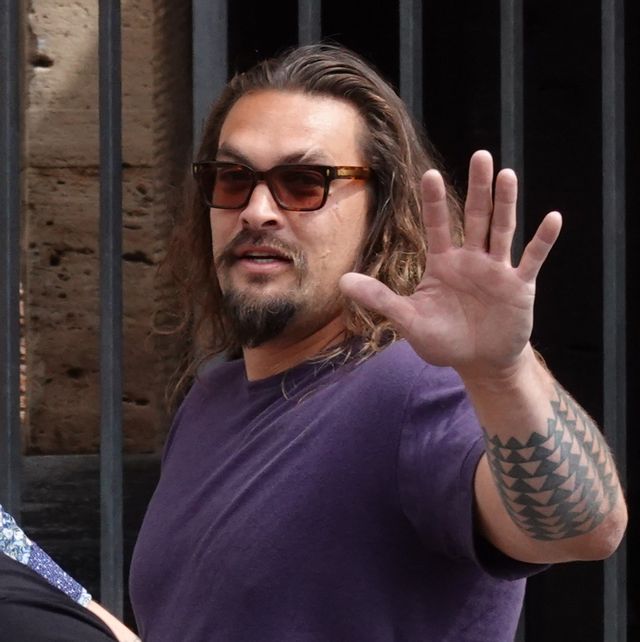 rome, italy may 9 jason momoa is seen visiting the colosseum on may 9, 2022 in rome, italy photo by megagc images