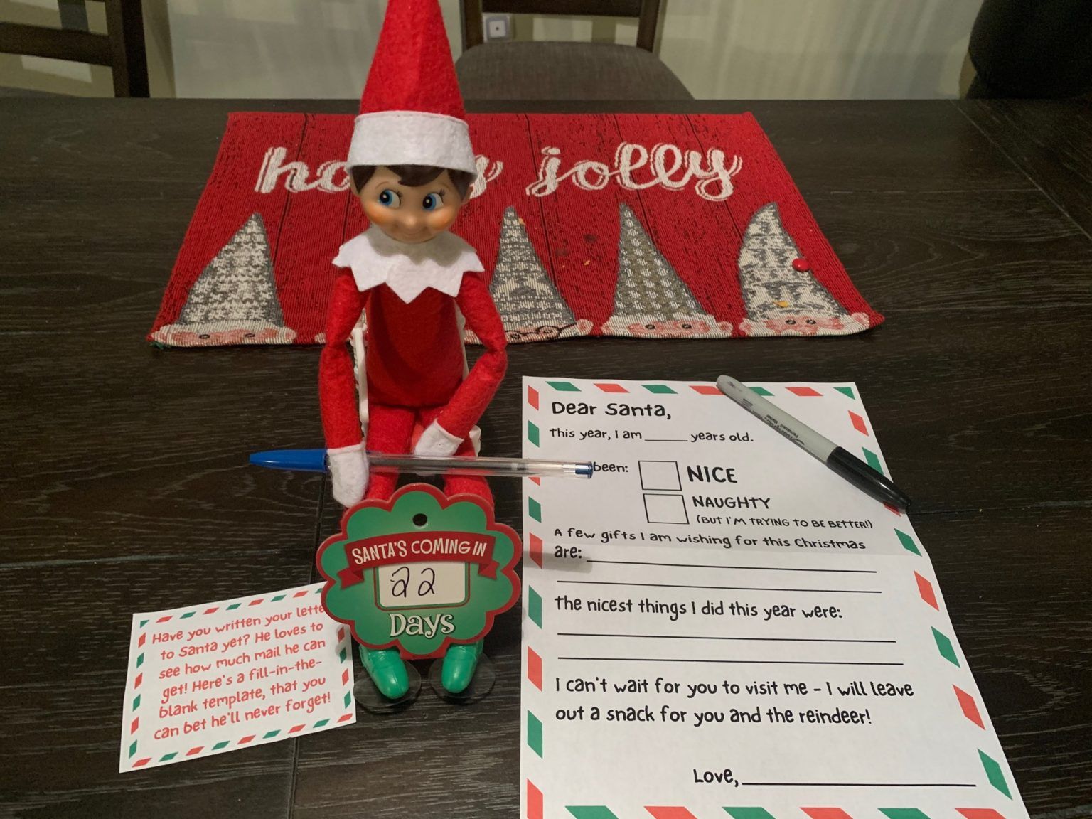 White Christmas - Cardstock - Night Before Christmas Eve Elf the