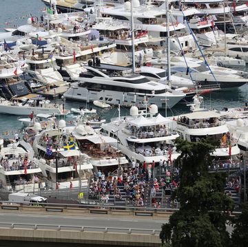 f1 monaco grand prix 2016 view from the yachts