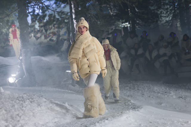 The Moncler Grenoble Show in the Swiss Alps Was Peak Après-Ski