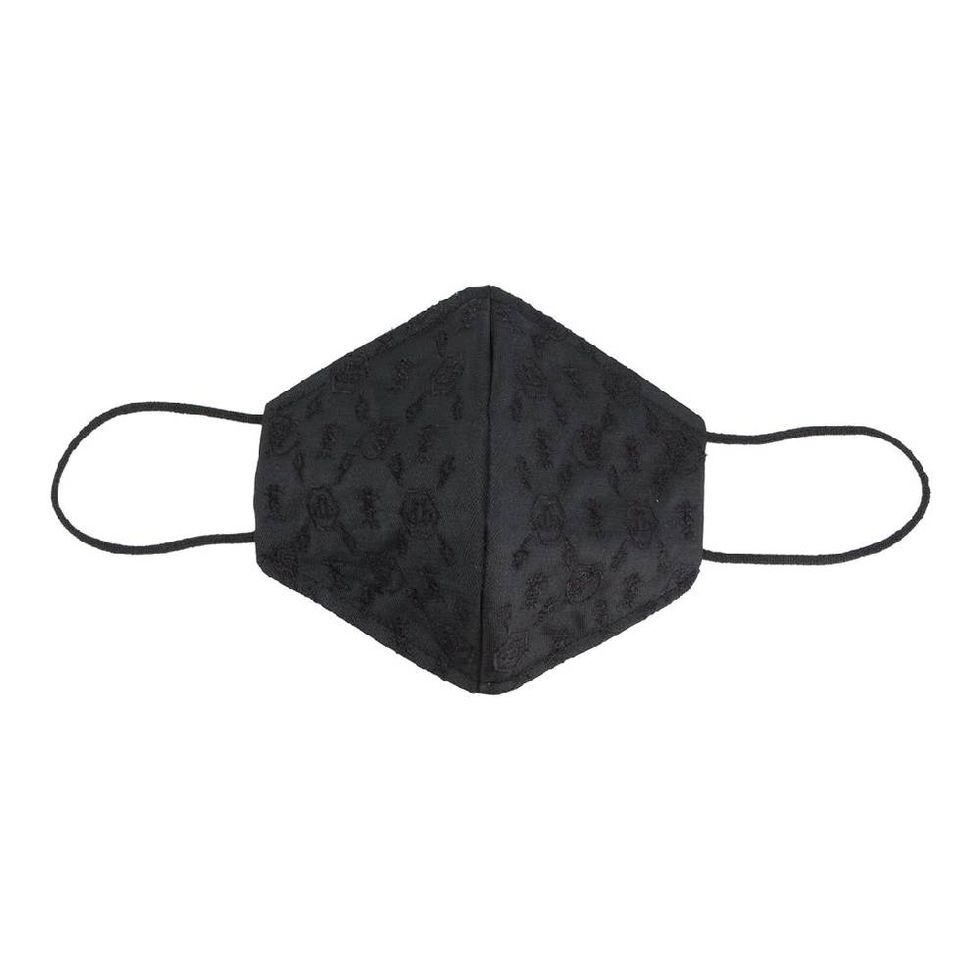 mondkapje zwart philipp plein
mondkapje met geborduurd logo