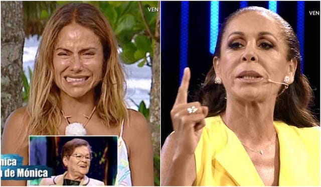 La tensa despedida de Mónica con Isabel