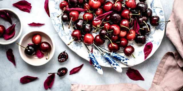 Food, Cherry, Cranberry, Fruit, Dish, Plant, Cuisine, Superfood, Ingredient, Berry, 