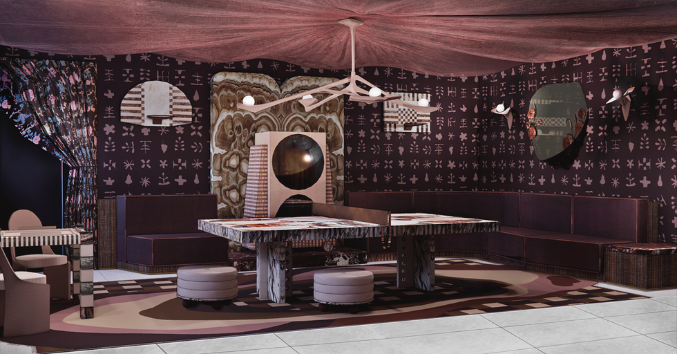kips bay palm beach 2025 room renderings moniomi