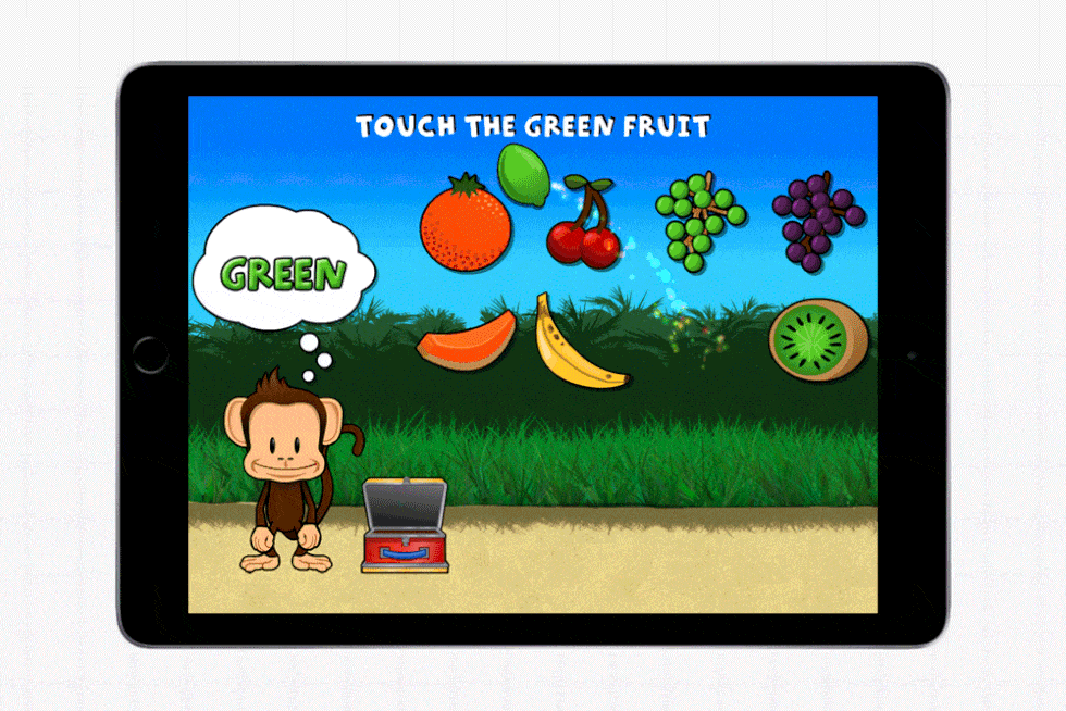 Monkey Preschool Lunchbox app for toddlers