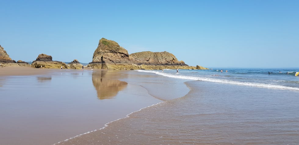 best beaches in wales   monkstone beach