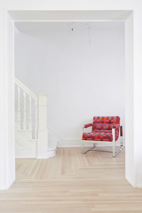 White, Red, Room, Floor, Furniture, Wall, Interior design, Flooring, Wood flooring, Wood, 