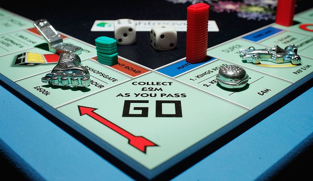 Monopoly official etiquette for playing the board game