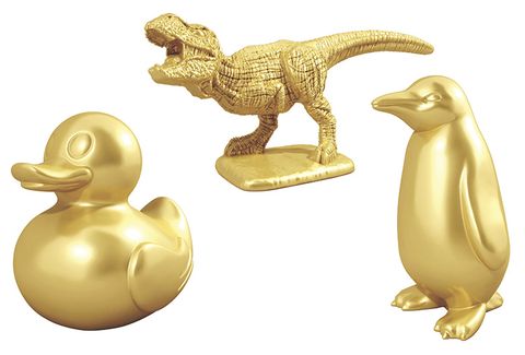 ​Monopoly's new pieces penguin T-rex rubber ducky