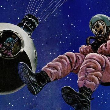Astronaut, Space, Outer space, Fiction, Animation, Fictional character, Illustration, 