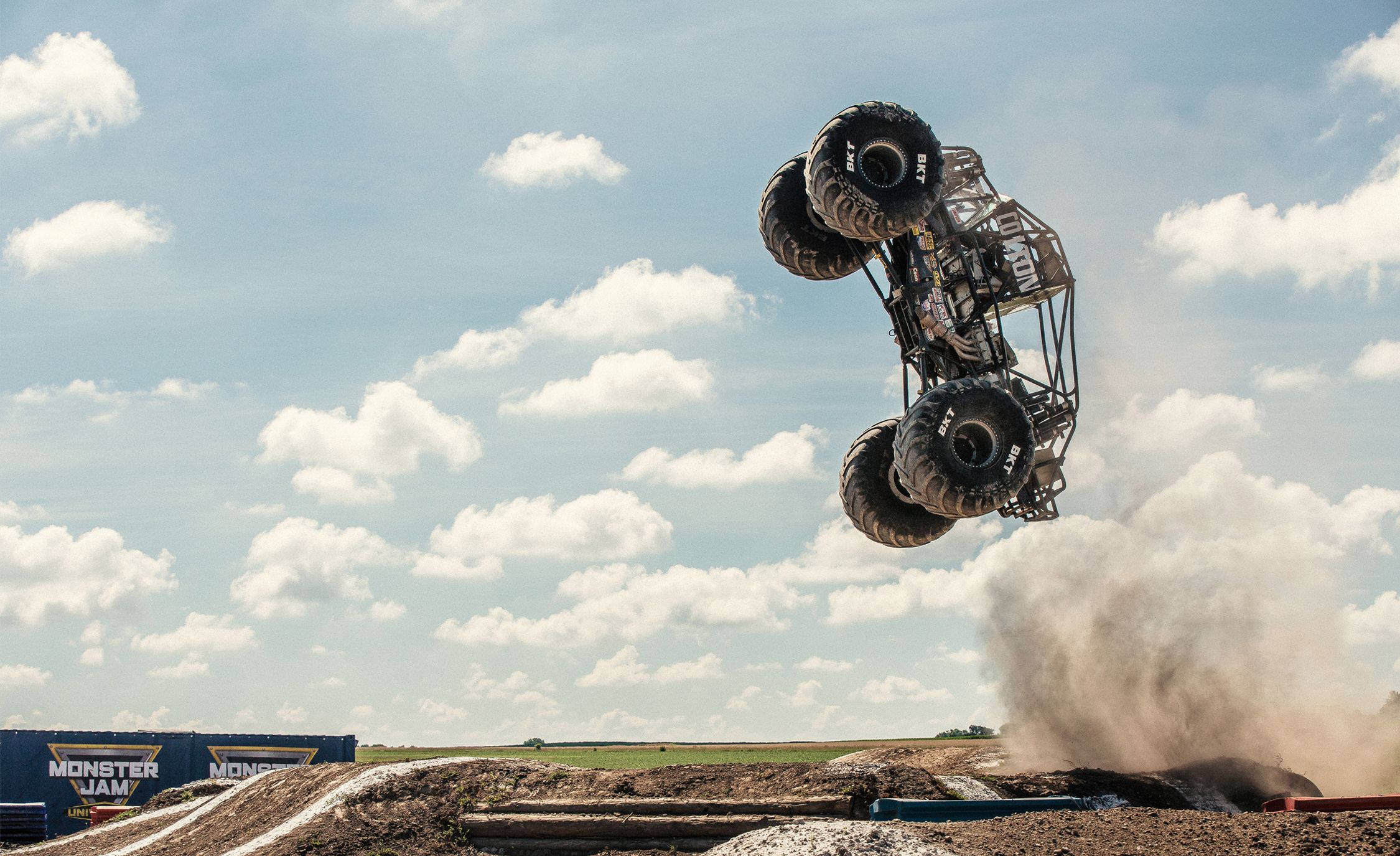 MONSTER TRUCKS STUNT TRAINING IN REAL LIFE!