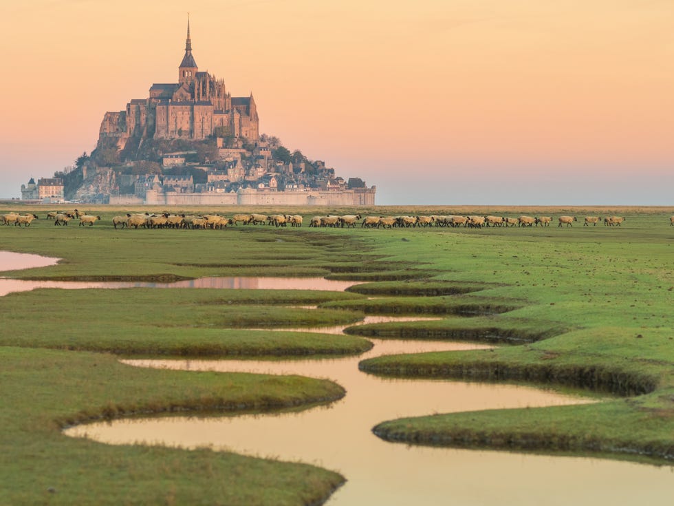 mont saint michel, france veranda most beautiful places in europe