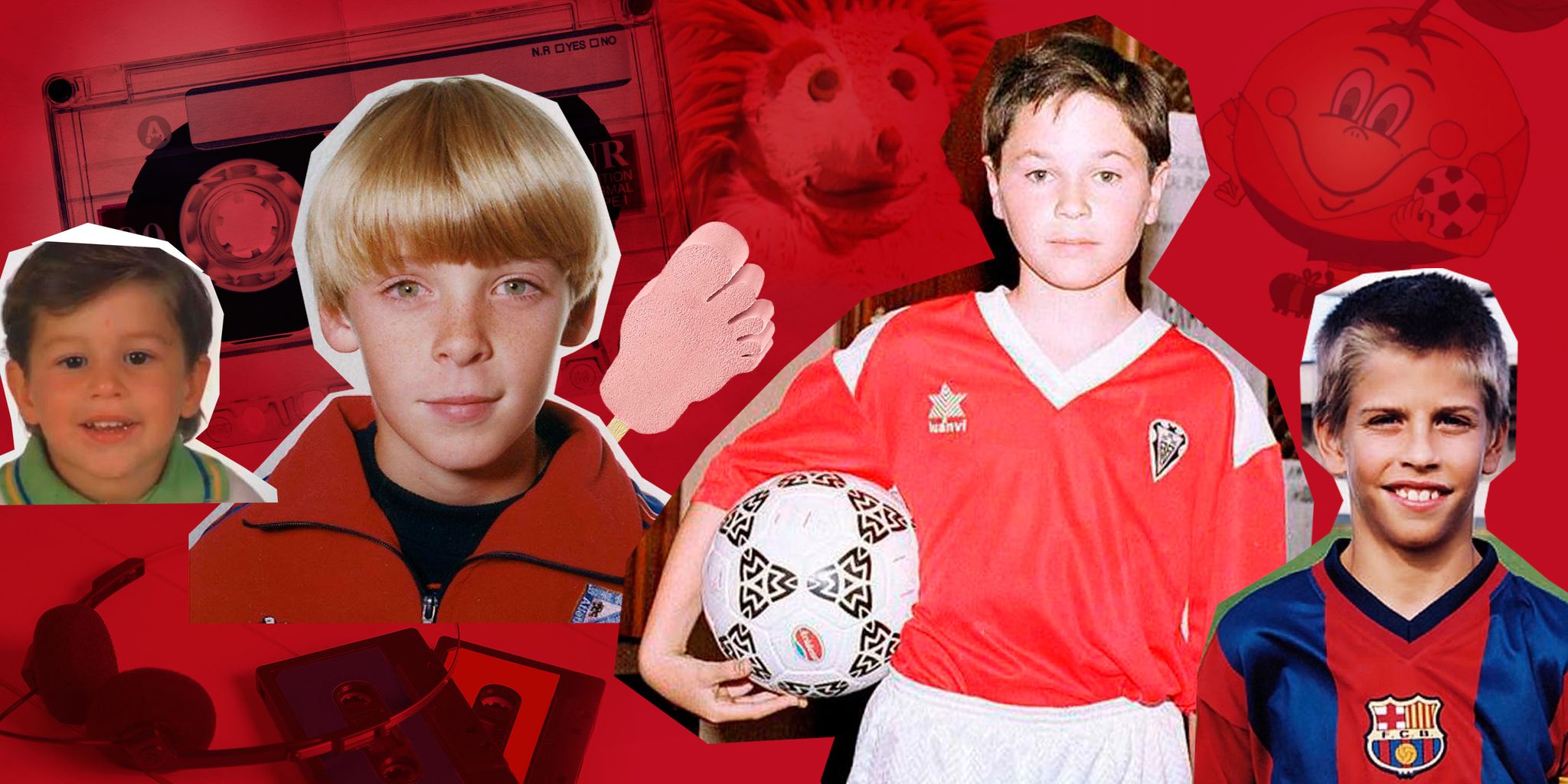 Así eran los jugadores de la Selección Española cuando eran niños