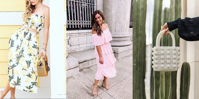 Clothing, White, Dress, Pink, Shoulder, Fashion, Yellow, Summer, Street fashion, Footwear, 
