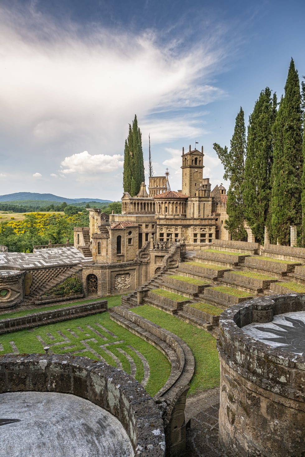 the scarzuola and garden of pietra, a terni