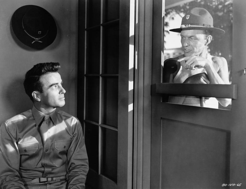 Montgomery Clift and Frank Sinatra in From Here to Eternity