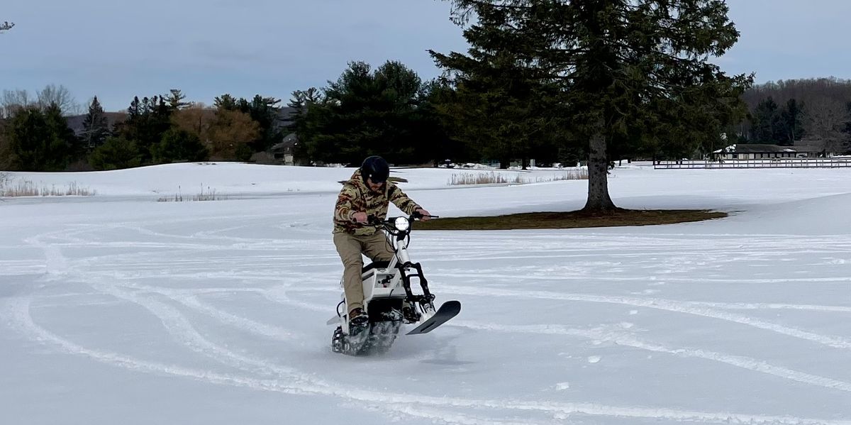 View Photos of the MoonBikes Electric Snowped