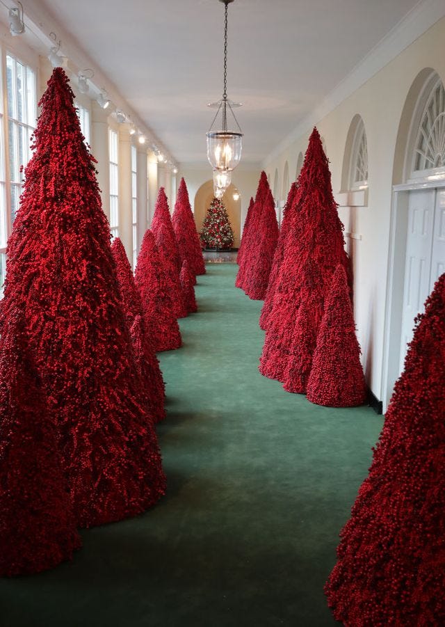 The 2018 White House Christmas Theme Is Apparently 'The Shining'