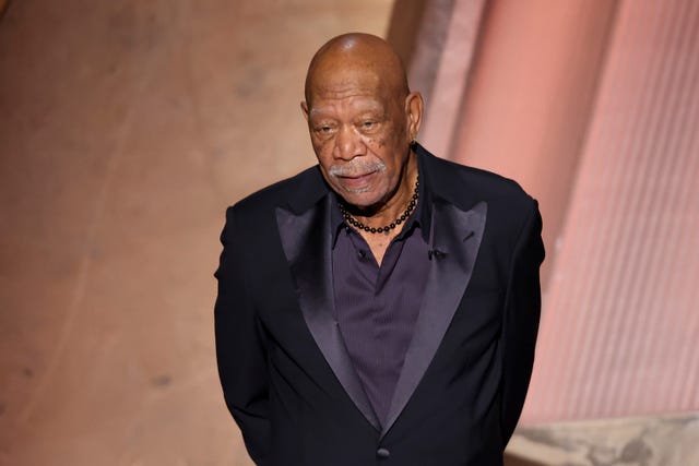 morgan freeman at the 97th oscars held at the dolby theatre on march 2, 2025 in hollywood, california. (photo by rich polk/penske media via getty images)
