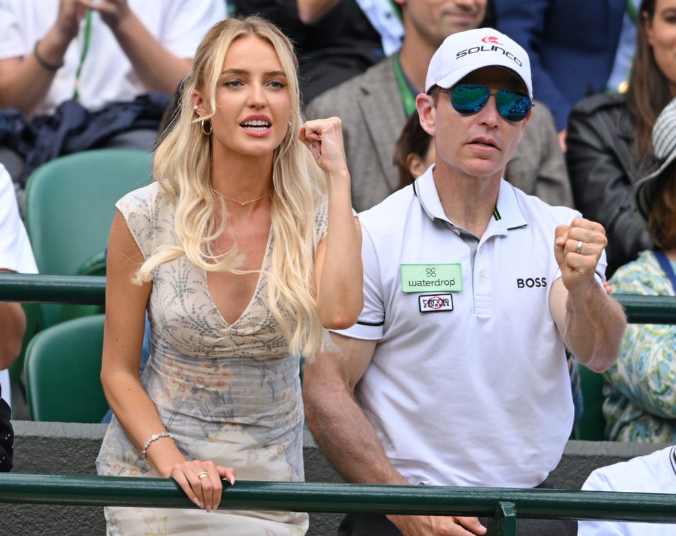 Celebrity Sightings at Wimbledon 2024, Day 10