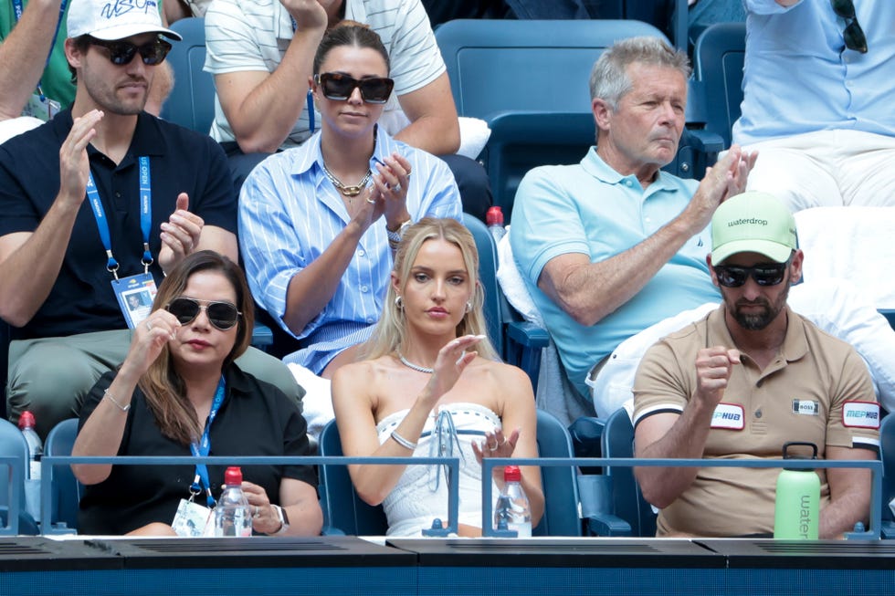 Celebrities attend the 2024 US Open Tennis Championships, Day 9